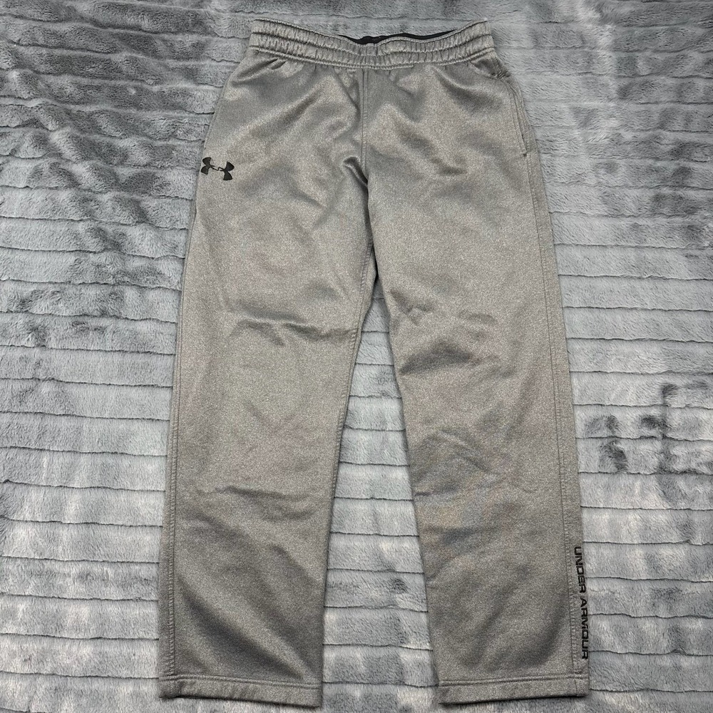 Under Armour Mens Storm Fleece Sweatpants Gray Loose Fit Joggers Medium 8604